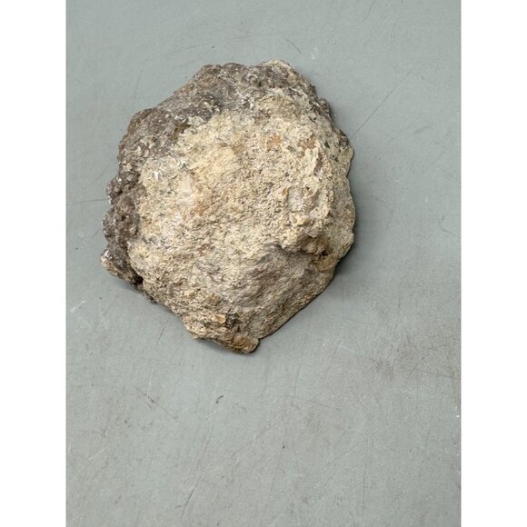 Natural Agate Geode Slice With Polished Center & Rough Edges 4x3x2" brown READ - Picture 9 of 11